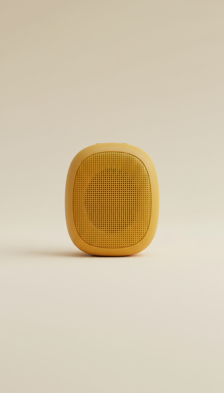 Drop Yellow mini portable speaker