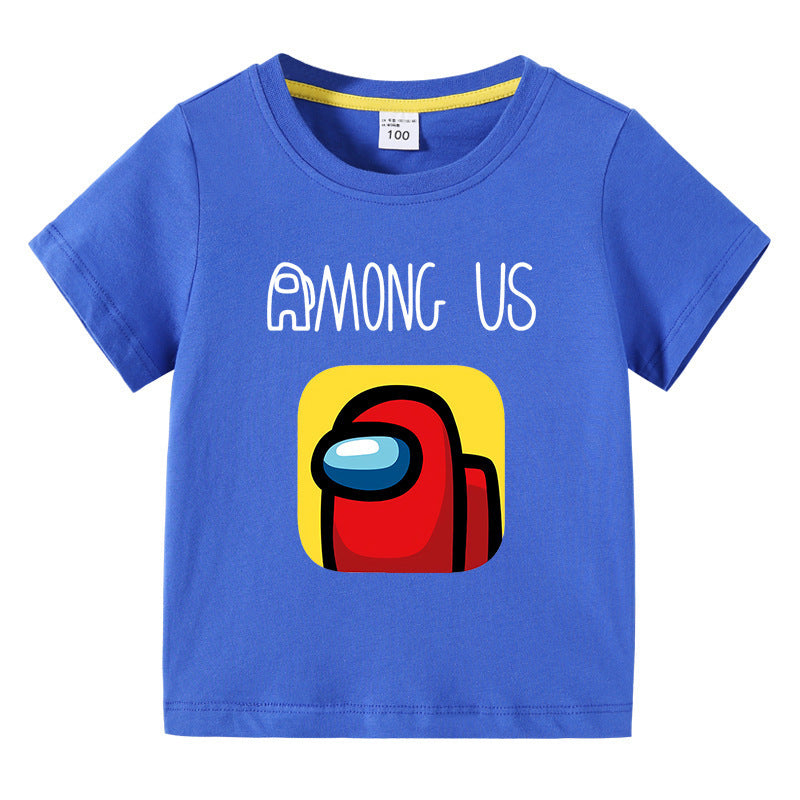 Children's summer short sleeved T-shirt