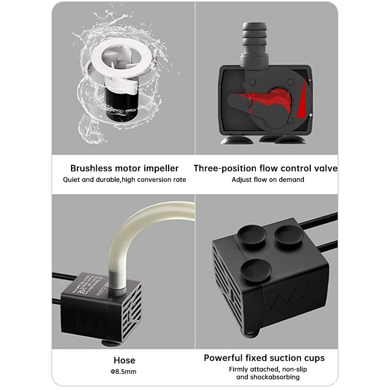 USB 5V Ultrasonic Mist Maker Fogger Pump for Pond, Fountain, Fish Tank & Rockery Landscape Humidifier