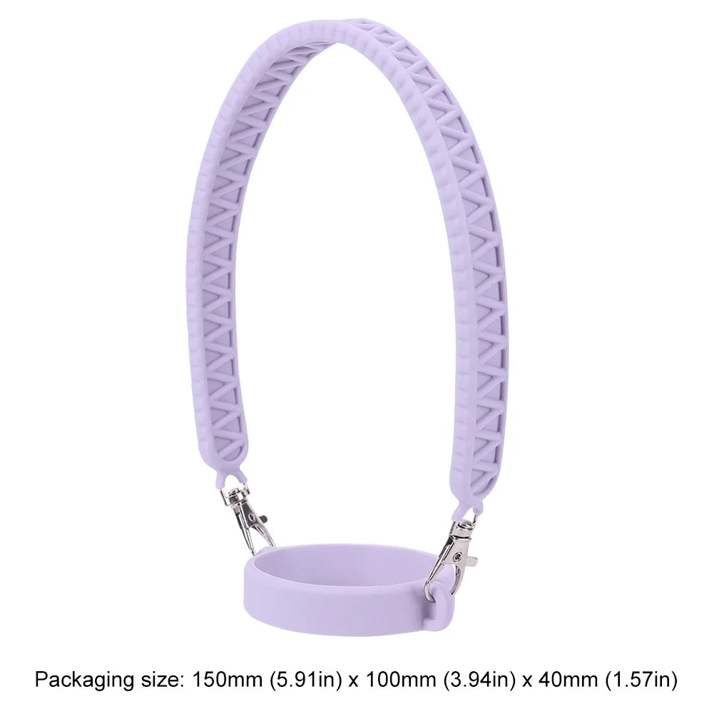 40oz Neoprene Water Bottle Carrier Bag For Stanley Quencher Cup Sleeve with Adjustable Shoulder Strap Water Bottle Holder Pouch