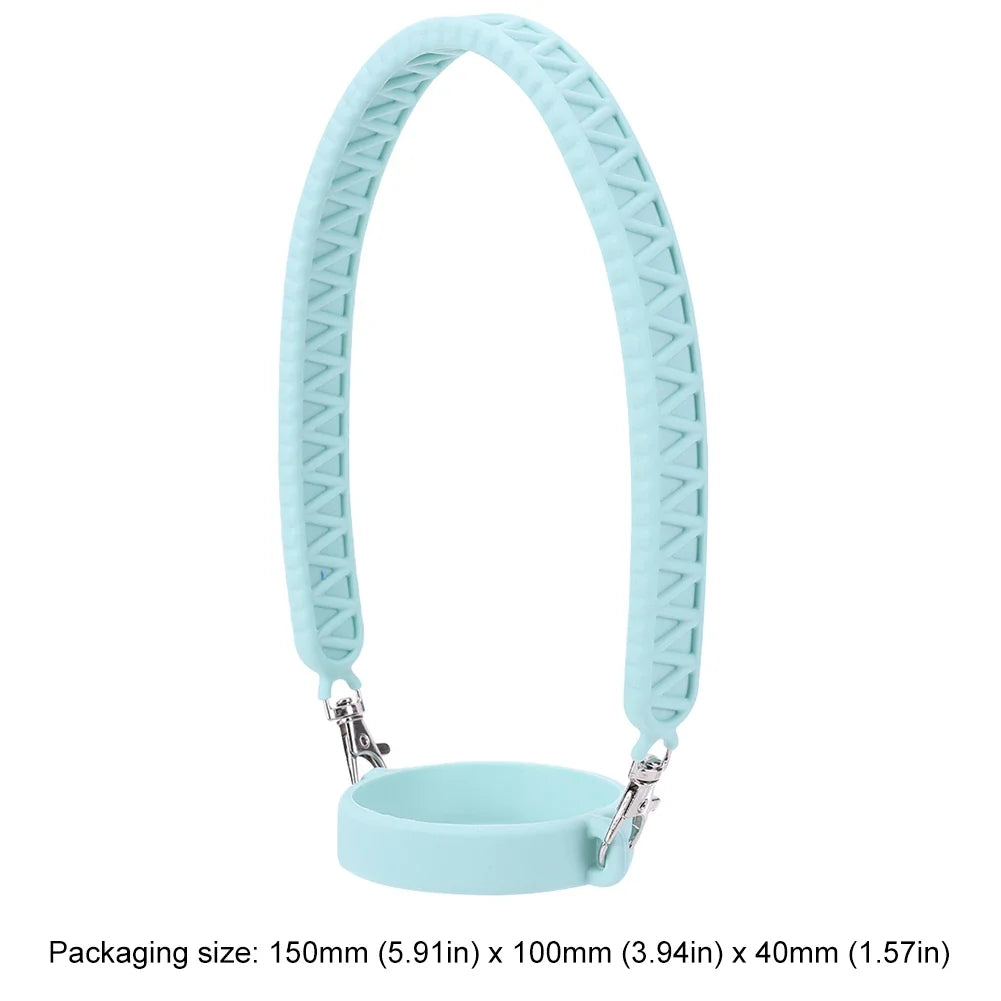 40oz Neoprene Water Bottle Carrier Bag For Stanley Quencher Cup Sleeve with Adjustable Shoulder Strap Water Bottle Holder Pouch