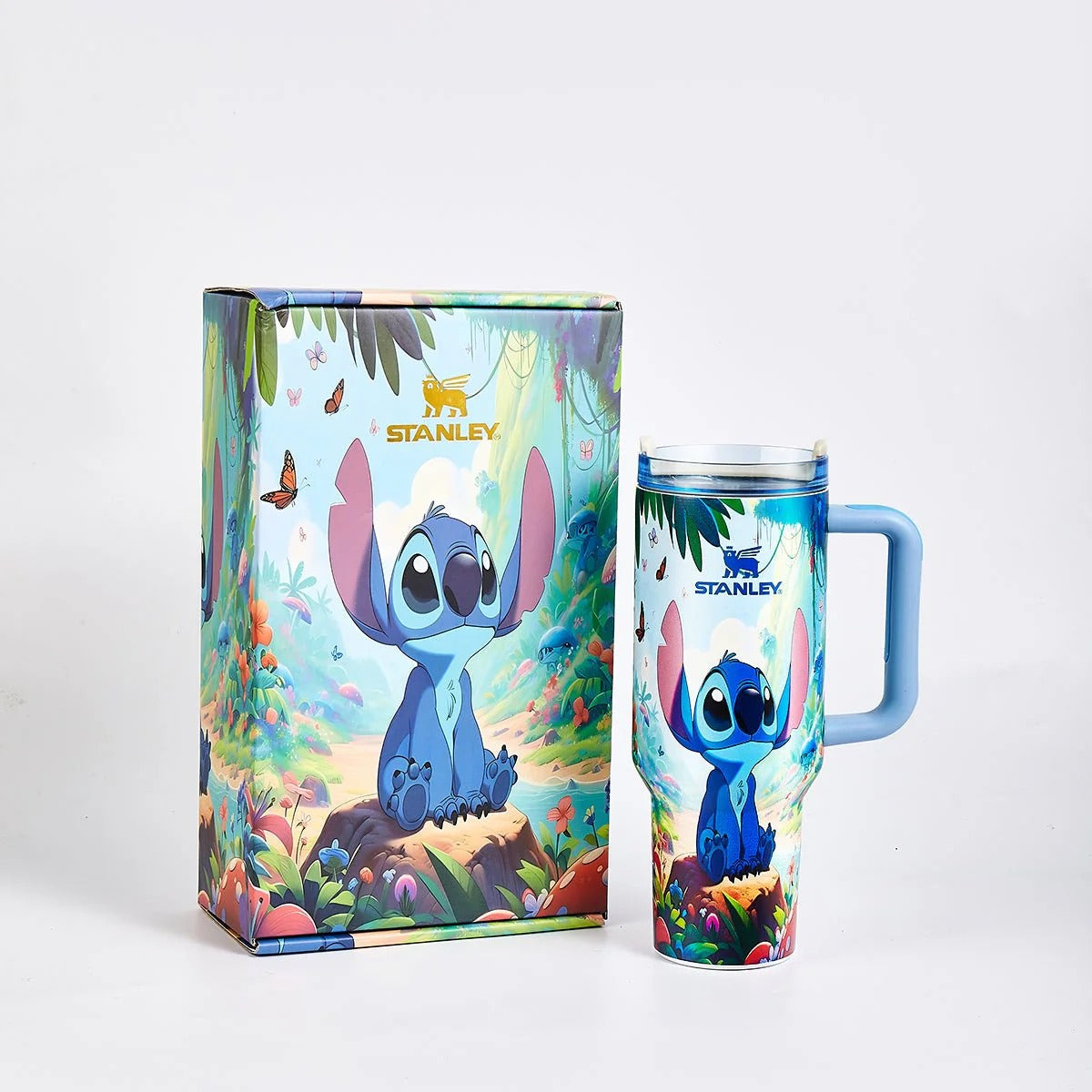 Blue Sky — BLACIN Insulated tumbler with straw