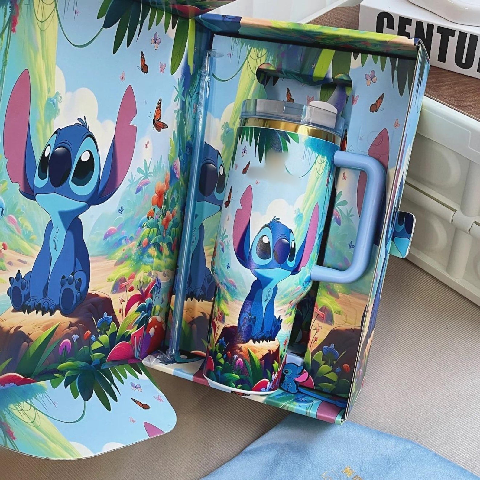 Blue Sky — BLACIN Insulated tumbler with straw